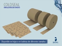  
 Cart�n Ondulado Autoadhesivo "ColdSeal" en planchas precortadas 
 