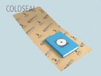  
 Cart�n Ondulado Autoadhesivo "ColdSeal" cerrado f�cil con la Prensa de sellado manual 
 