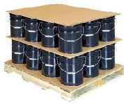  
 Planchas de cart�n ondulado c�mo cubrepalets 
 