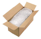  
 Relleno con Pl�stico de Burbujas para inmovilizar mercanc�as 
 